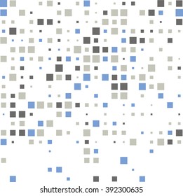 Squares blue technology pattern