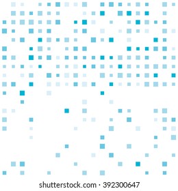Squares blue technology pattern