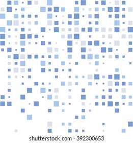 Squares blue technology pattern