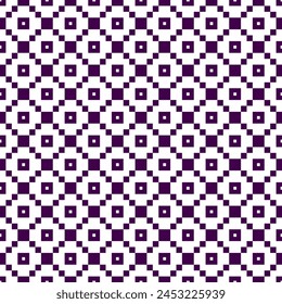 Squares, checks, crosses seamless pattern. Ethnic ornament. Geometric background. Folk wallpaper. Geometrical ornate. Ethnical image. Tribal motif. Textile print, abstract illustration. Vector artwork