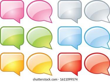 Squares and circles Multi-color space to add text. Vector
