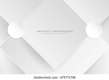 Squares and circles on a white background, abstract background EPS 10.