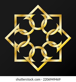 Squares and circles, sacred geometry, geometric design