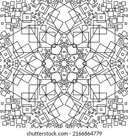squares coloring book, oriental therapy, outline squares coloring page, decorative squares ornament, anti stress therapy, 

pattern weave design