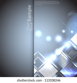squares in dark abstract background