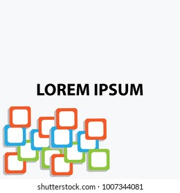 Squares design background