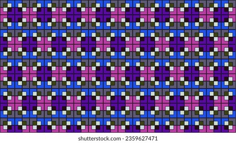 Squares Fabric Pattern Background Wallpaper
