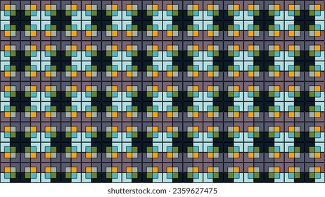 Squares Fabric Pattern Background Wallpaper