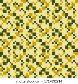 Squares, figures seamless pattern. Checks, shapes ornate. Geometric background. Modern wallpaper. Tribal motif. Ethnic ornament. Textile print, web design, geometry abstract. Geometrical image. Vector