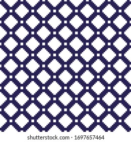 Squares, figures seamless pattern. Folk wallpaper. Geometric background. Tribal motif. Checks, shapes ornate. Ethnic ornament. Textile print, web design, geometry abstract. Geometrical image. Vector