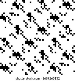 Squares, figures seamless pattern. Tribal motif. Checks, shapes ornate. Ethnic ornament. Geometric background. Modern wallpaper. Textile print, web design, geometry abstract. Geometrical image. Vector