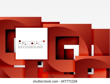 Cuadra el objeto geométrico en el espacio 3d claro, fondo abstracto vectorial