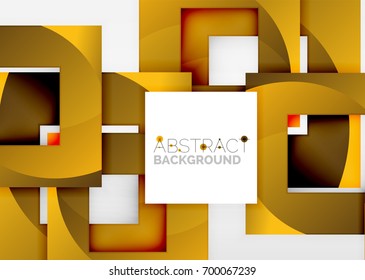 Cuadra el objeto geométrico en el espacio 3d claro, fondo abstracto vectorial