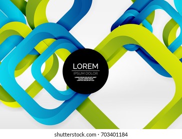 Cuadraba formas geométricas en un espacio 3d de color gris claro. Fondo abstracto vectorial