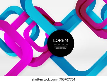 Cuadraba formas geométricas en un espacio 3d de color gris claro. Fondo abstracto vectorial