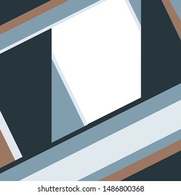Squares and Geometric Shapes Pattern