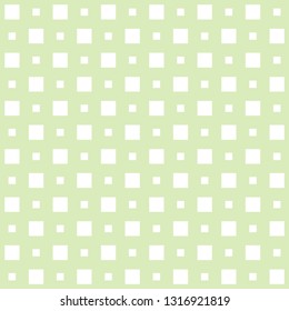 Squares green geometric lemon green vector illustration, seamless cube pattern background