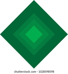 Squares green logo