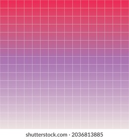 Squares. Grid. Gradient. Pink and violet colors. Beautiful minimalistic aesthetic. Extremely high quality image. Spring vibes. Vector.