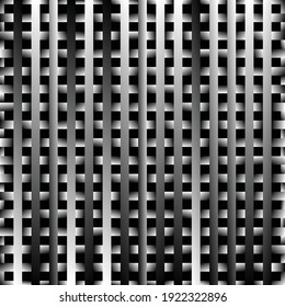Squares grid, mesh. Lattice, grating, trellis pattern, background. Checkered, chequered abstract vector texture