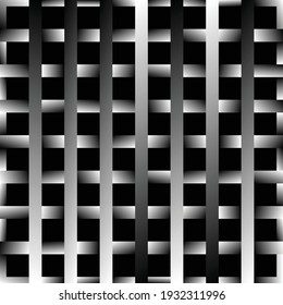 Squares grid, mesh. Lattice, grating, trellis pattern, background. Checkered, chequered abstract vector texture