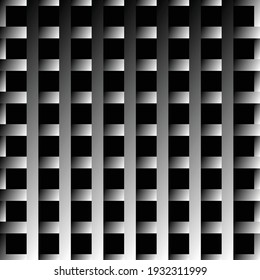 Cuadrado, malla. Entramado, rallado, trellis patrón, fondo. Textura vectorial abstracta de cuadros y cuadros