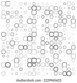 Squares halftone random pattern background. Vector illustration.
