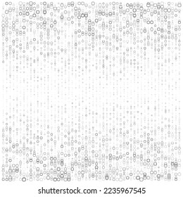 Squares halftone random pattern background. Vector illustration.