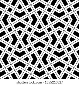 Squares, kites, polygons background. Geometric ornament. Figures backdrop. Grid wallpaper. Geometrical motif. Digital paper, textile print, web design, abstract. Seamless pattern. Vector artwork.