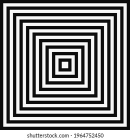 Se cuelga uno dentro del otro sobre uno blanco y negro.