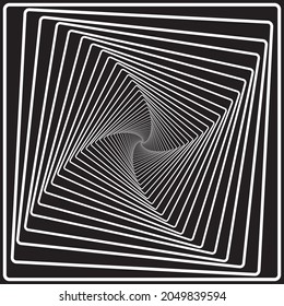 The squares overlap on a black background.