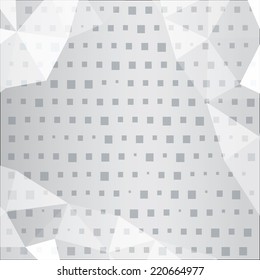 Squares pattern background. Abstract wallpaper with rectangles. Modern design background with geometric triangle elements. Vector