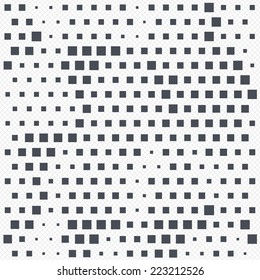 Squares pattern background. Abstract wallpaper with rectangles. Grid lines texture. Cells repeating pattern. White background. Vector