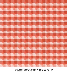 Squares pattern on a red colore. Seamless texture. Suitable for packaging, labels, business cards, Wallpaper, and fabrics. Vector illustration