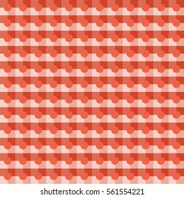 Squares pattern on a red colore. Seamless texture. Suitable for packaging, labels, business cards, Wallpaper, and fabrics. Vector illustration