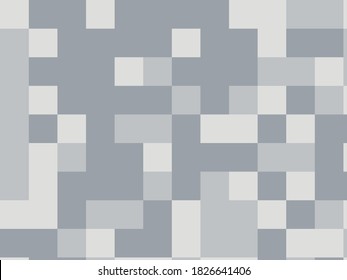 Squares pattern Vector illustration. Different shades of gray color