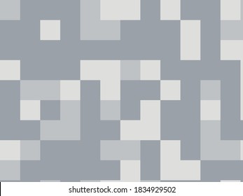 Squares pattern Vector illustration. Different shades of gray color