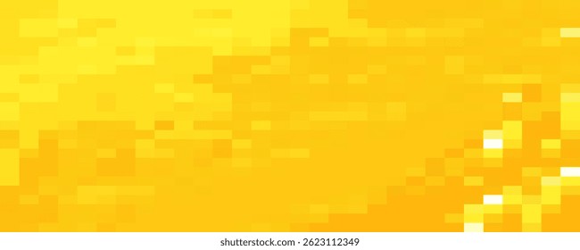 Squares pattern Vector illustration. Different shades og yellow, gold color