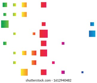 squares pixelated, block pixels random mosaic pattern / background. fusion checkered grid, mesh. shuffle, diffuse scatter squares. clutter matrix. geometric jumble texture. fragmentation vector art