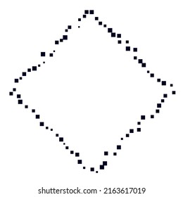 Squares random, scattered shapes element