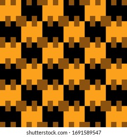 Squares, rectangles seamless pattern. Folk wallpaper. Checks, blocks ornate. Geometric background. Tribal motif. Ethnic ornament. Textile print, web design, geometry abstract. Geometrical vector.