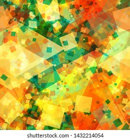 Squares and rhombus mix random. Abstract vector background for web page, banners backdrop, fabric, home decor, wrapping