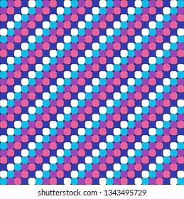 squares with the rounded corners in a geometrichesy pattern