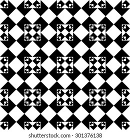 Squares seamless geometric pattern vector