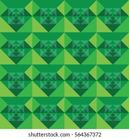 Squares seamless green background design