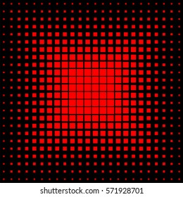 Squares technology pattern. Vector abstract illustration.