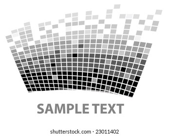 squares texture mono in vector