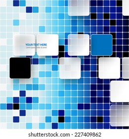 Squares and Tiles Background