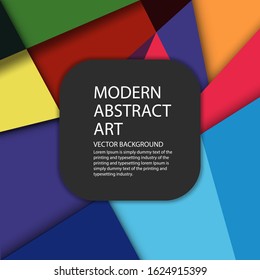 Squares and triangles geometric backgrounds. Vector, Illustration