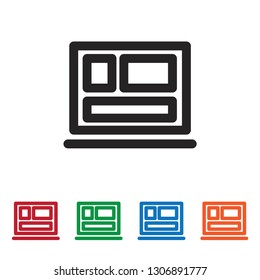 Squares vector icon